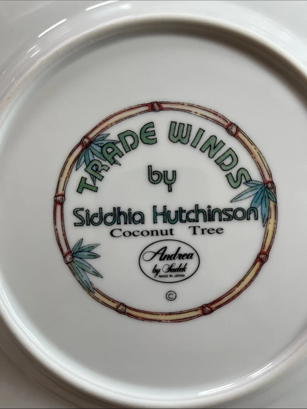 3 Tradewinds salad desert plates Siddhia Hutchinson Andrea Sadek papaya coconut